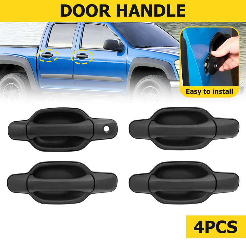 Outer Door Handle for Chevrolet Colorado for GMC Canyon 2004-2012 4 Pieces