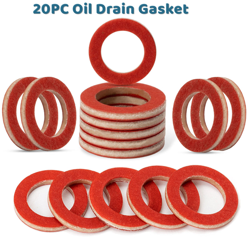 Gearbox Fill Drain Screw Washers for Yamaha/Mariner 2HP 3HP 4HP 5HP 4A Outboards