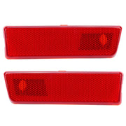 DURAFORCE Rear Red Bumper Side Marker Lights Lamp Reflector for Ford Transit Connect 10-13