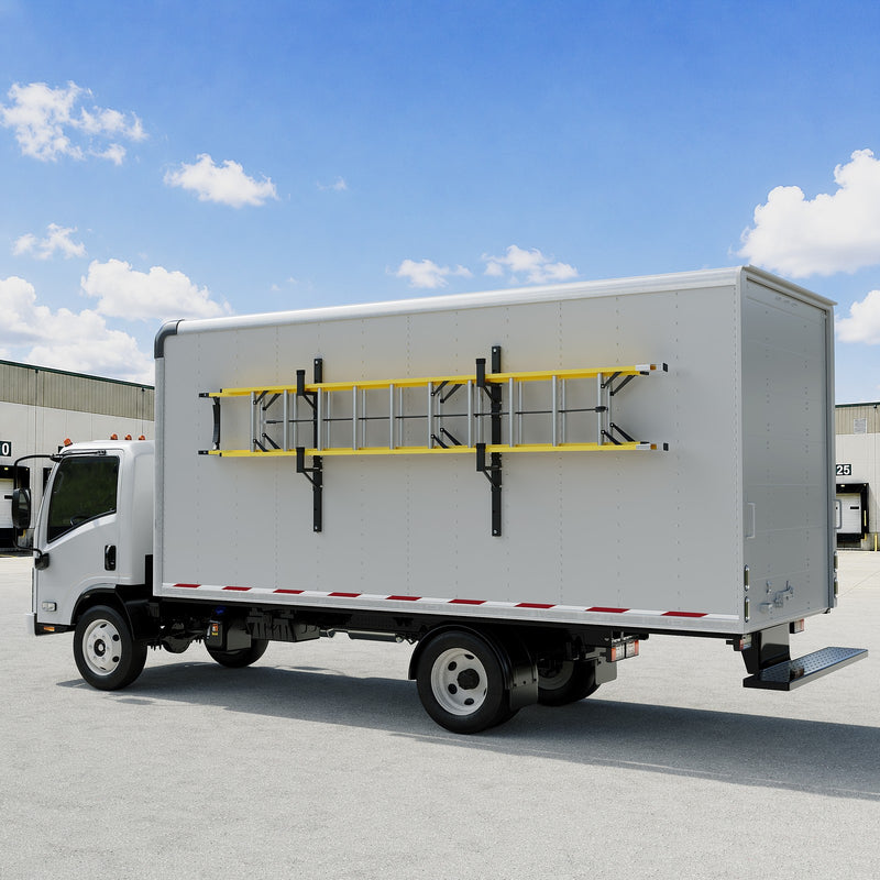 2 Adjustable Trailer Side Ladder Rack Wall Mount for Enclosed Trailers