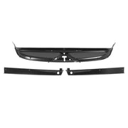 DURAFORCE Rear Inner Window Trim Set for Chevrolet Corvette Coupe Black 1984-1996