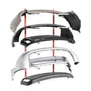 DURAFORCE Auto Body Bumper Storage Rack Stand Wall Mount Removable Arms for Painting