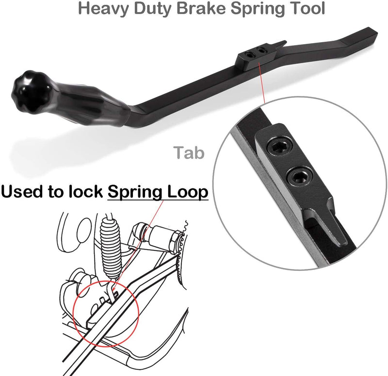 5081 S-Cam Air Brake Spring Tool for Heavy Duty Tractors Trailers Semi-Truck