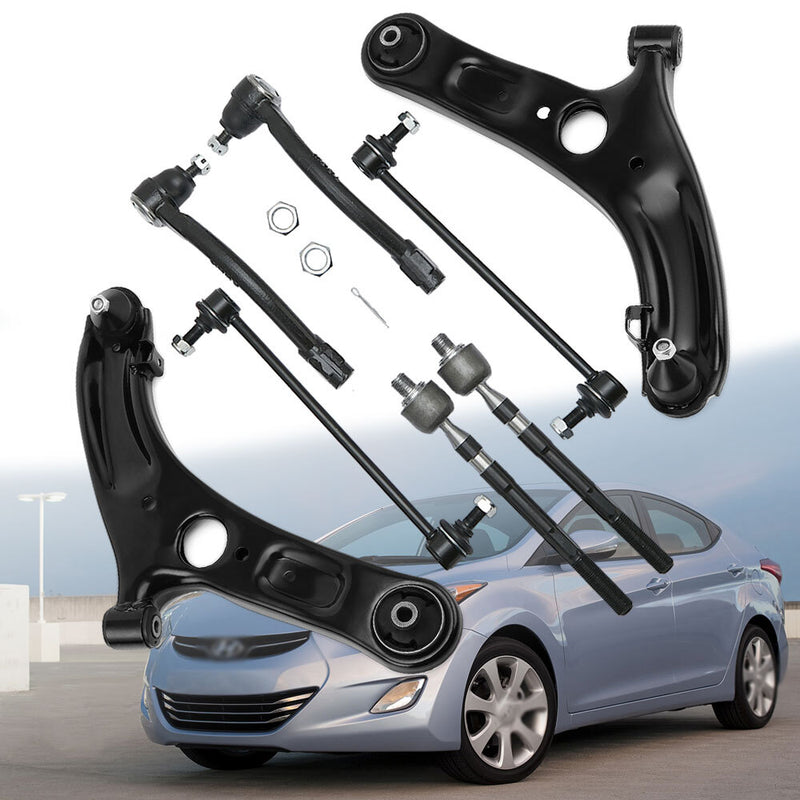 Front Control Arm Ball Joint Tie Rod Sway Bar for Hyundai Elantra 2013-2016