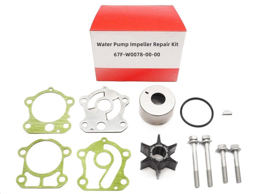 DURAFORCE 67F-W0078-00-00 Water Pump Impeller Repair Kit for Yamaha 75-100HP Outboards