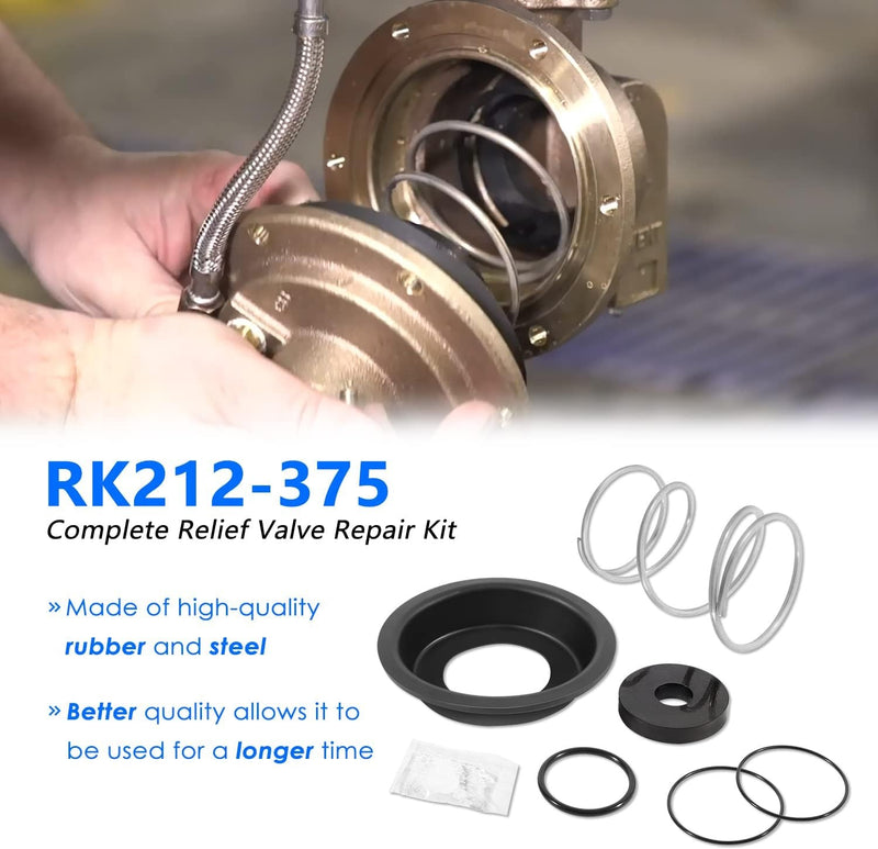 RK212-375R Relief Valve Rubber Kit for 2-1/2"-6" Model 375 375A 375AST 475 475V
