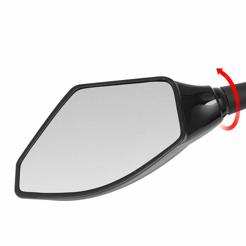 Rearview Mirrors with LED Turn Signal for Honda CBR500R CBR600RR Motorcycle