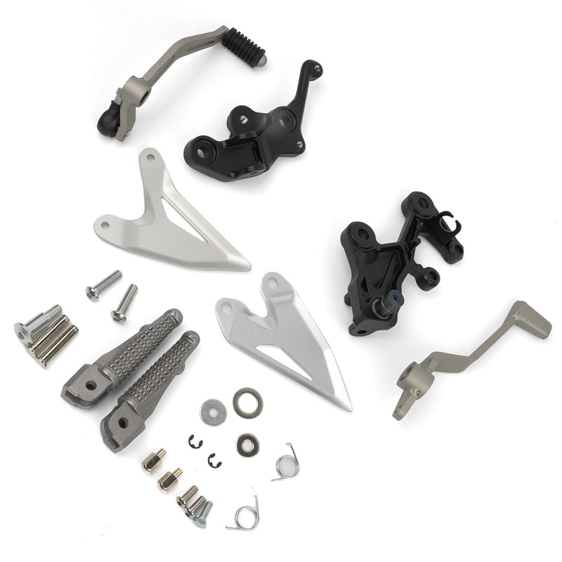 Driver Foot Pegs Bracket for Kawasaki Ninja 400 18-24 Z400 19-24 Z500 24-25