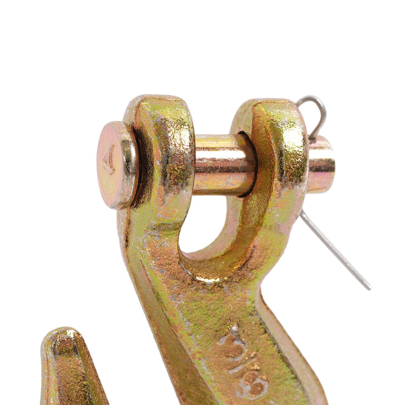 G70 3/8" Clevis Grab Hook Tow Chain Tie Down for Flatbed Truck Trailer 10 Pack