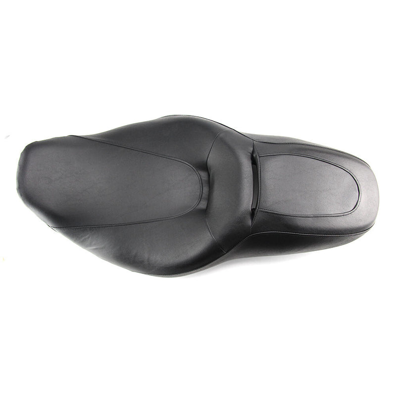 Driver Passenger Black Seat for Harley Touring Road King Street Glide 08+