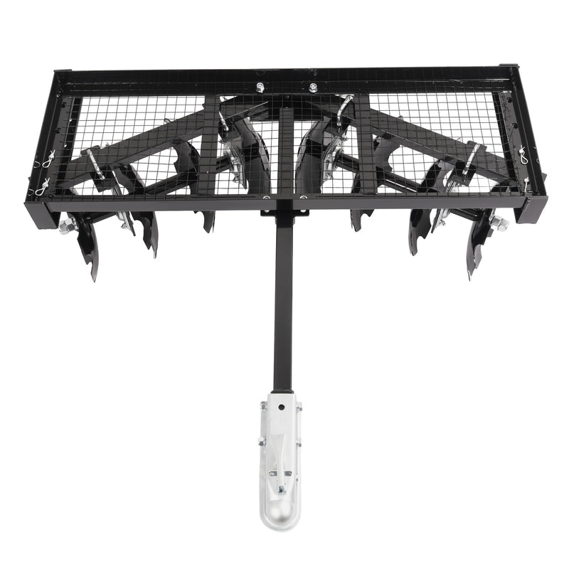 4FT Tow-Behind Notched Disc Harrow for ATV UTV Trailer Tilling w/ 2" Towball
