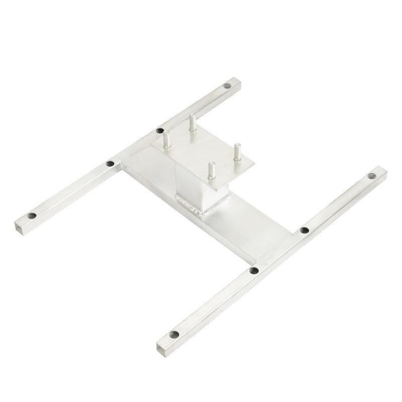 Aluminum H-Mount Trailer Spare Tire Carrier for 6-Lug Wheels w/Hardware