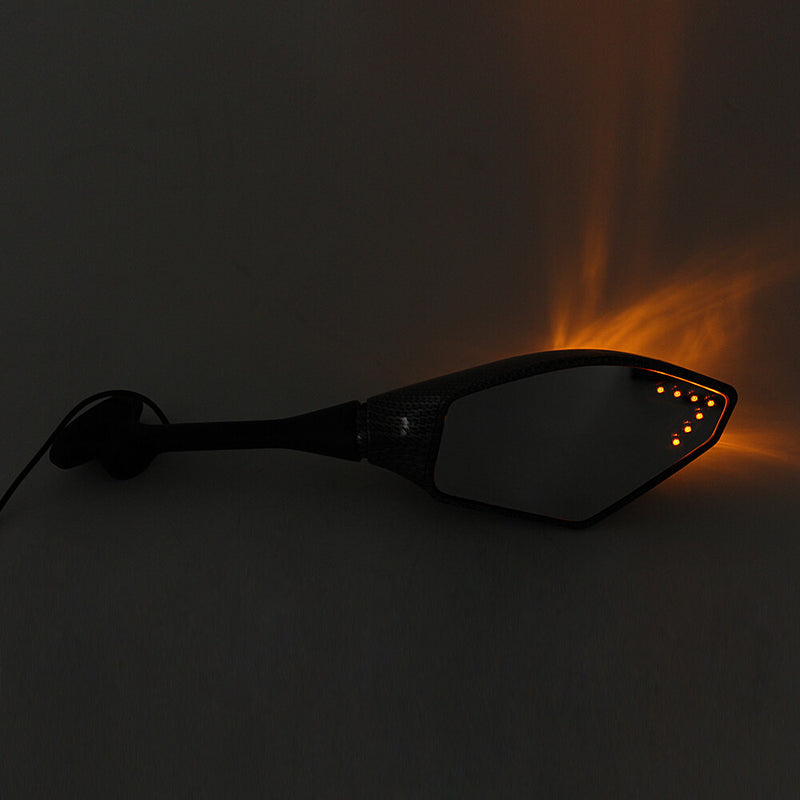 LED Turn Signal Integrated Rear View Mirrors for Suzuki Katana GSXR 600
