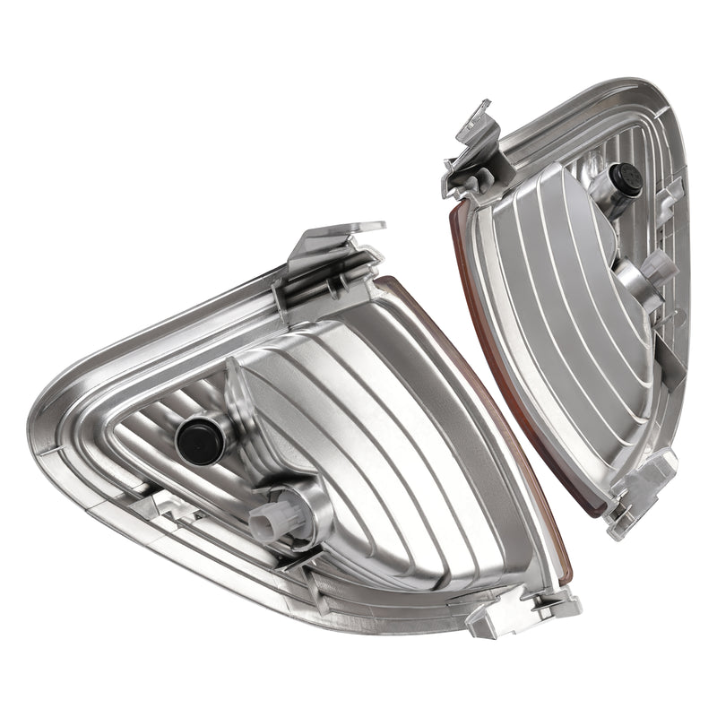 Side Marker Corner Parking Lights Turn Signal Chrome for Toyota Tacoma 01-04 2PC