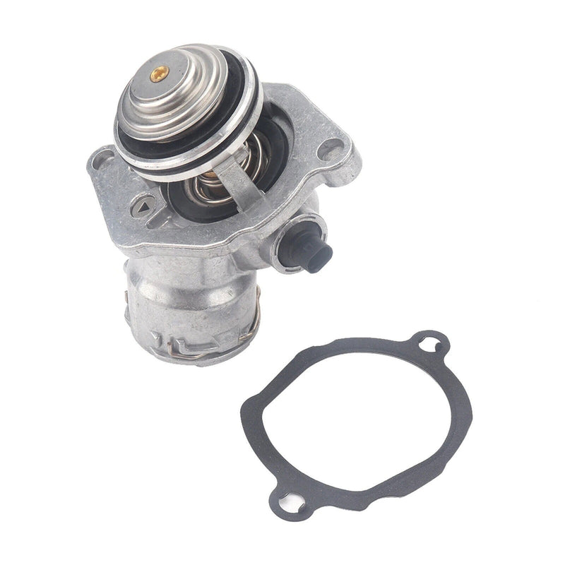 Engine Coolant Thermostat Assembly w/ Sensor for Mercedes C300 C350 E350 ML350