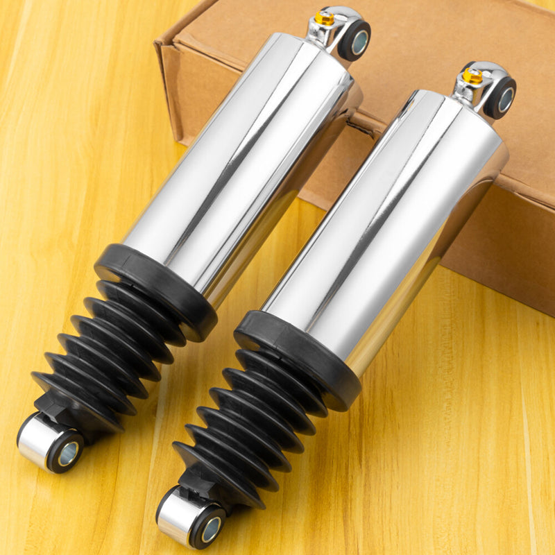 Road King FLHR Chrome Lowering 12" Air Shocks for Harley 1980-2017