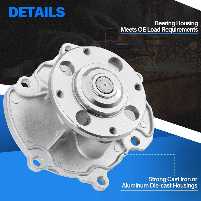 12618472 Water Pump for GMC Acadia Buick Enclave Chevy Traverse 3.6L 2007-2016
