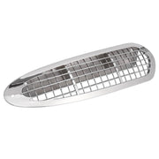 DURAFORCE Chrome Hood Side Grille Air Intake Vent Cover ABS for Freightliner M2 2002-2018