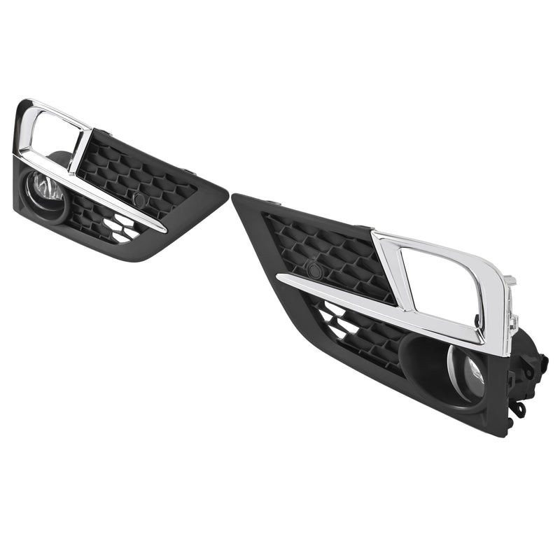 Front Bumper Fog Lamp Bezel Chrome Trim for Honda Odyssey 2018-2020 Set