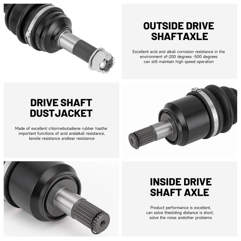 Front Left Right CV Axle Shaft Assembly for Honda FourTrax Foreman 520 2020-2024