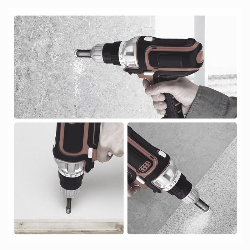 6/8/10/12/14mm Diamond Core Drill Bits Dry Drilling Hole Saw for Ceramic Tile