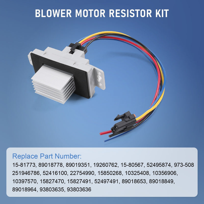 A/C Blower Motor Resistor for Chevy Impala 2000-2013 Impala Limited 2014-2016