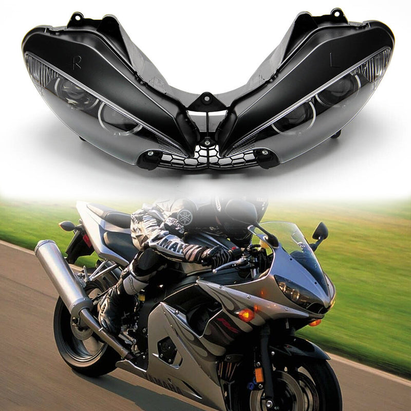 Headlight Head Lamp Assembly for Yamaha YZF R6 2003-2005 YZF R6S 2006-2009