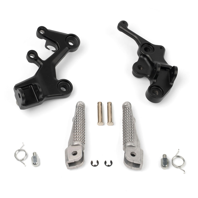 Front Driver Foot Pegs Bracket for Kawasaki Ninja 400 2018-2024 Z500 2024-2025