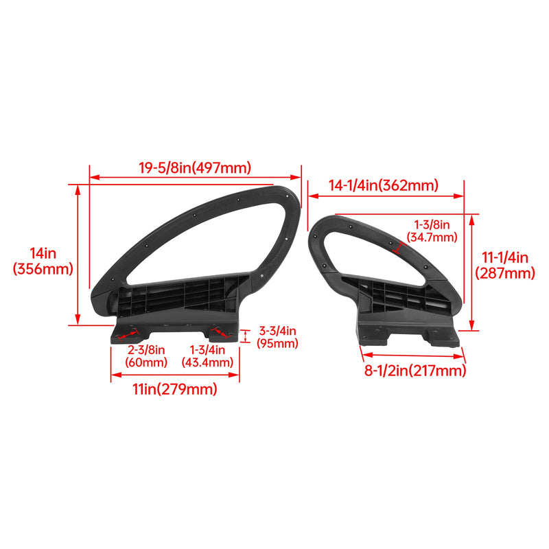 103833901 Hip Restraint Kit for Club Car Precedent 2012+ Driver Passenger Side