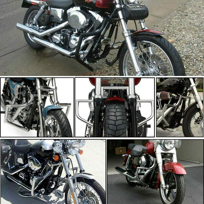Engine Guard Highway Crash Bar for Harley Softail FLSTF FLSTC FLSTN 2000-2017