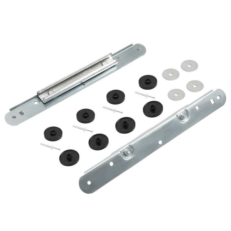 DURAFORCE Tailgate Window Lift Channel Kit With Bushings Steel for Ford Bronco 1978-1996