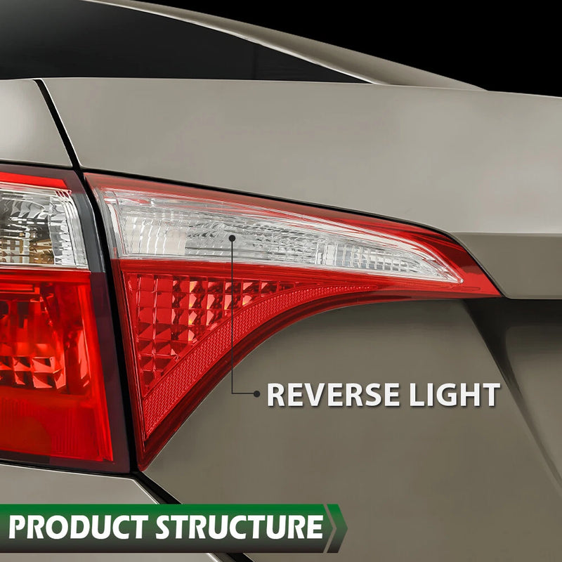 For 2014 15 2016 Toyota Corolla Tail Light Brake Lamp Inner Left Driver Side DOT