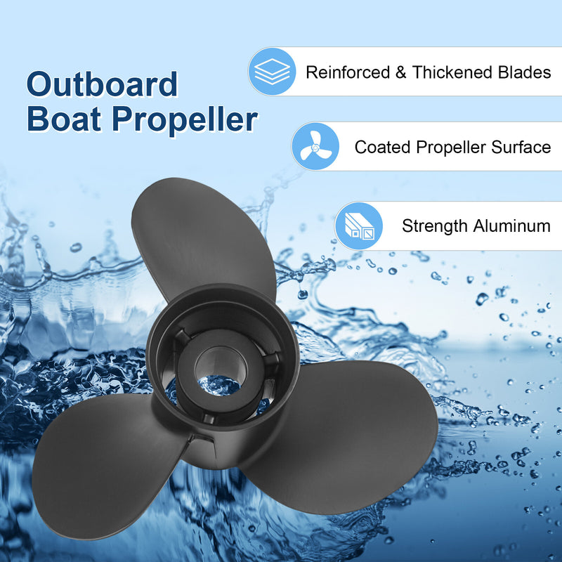48-77344A45 Boat Propeller 13.25x17 Pitch for Mercury 40-140 HP OEM 13-1/4x17P
