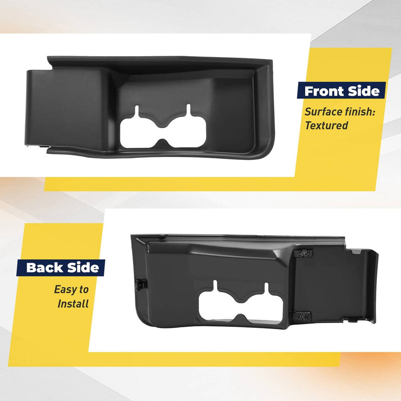 DURAFORCE Tow Hook Cover Bezel Short LH RH for Ford F250 F350 F450 F550 Super Duty 2020-22