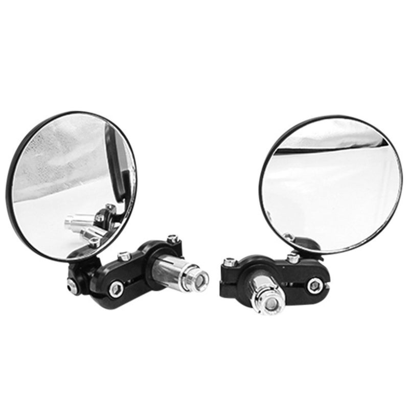 Motorcycle 7/8" Handle Bar End Mirrors Foldable for Yamaha YFZ350 Banshee 350
