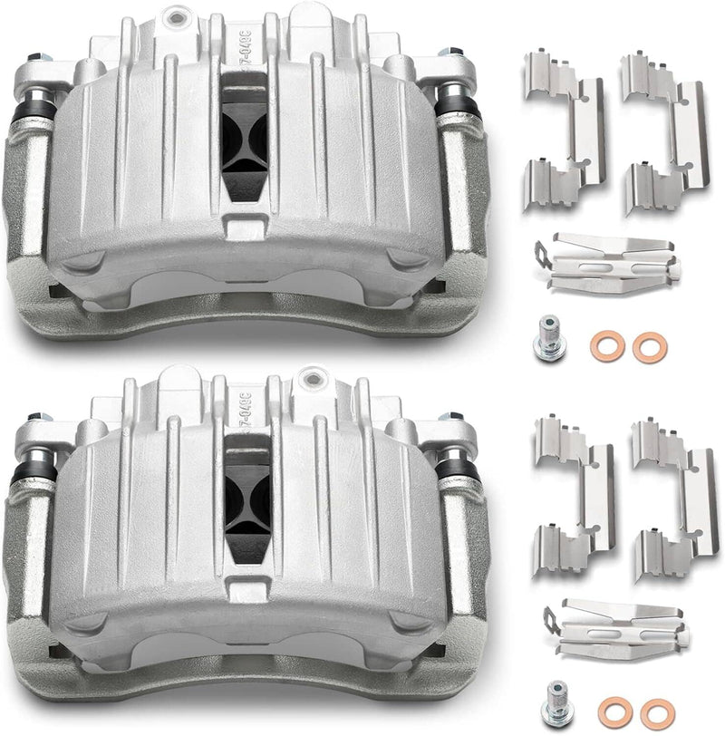 Rear Brake Caliper Set 2 Piston for Chevy GMC Cadillac Truck Full Size SUV