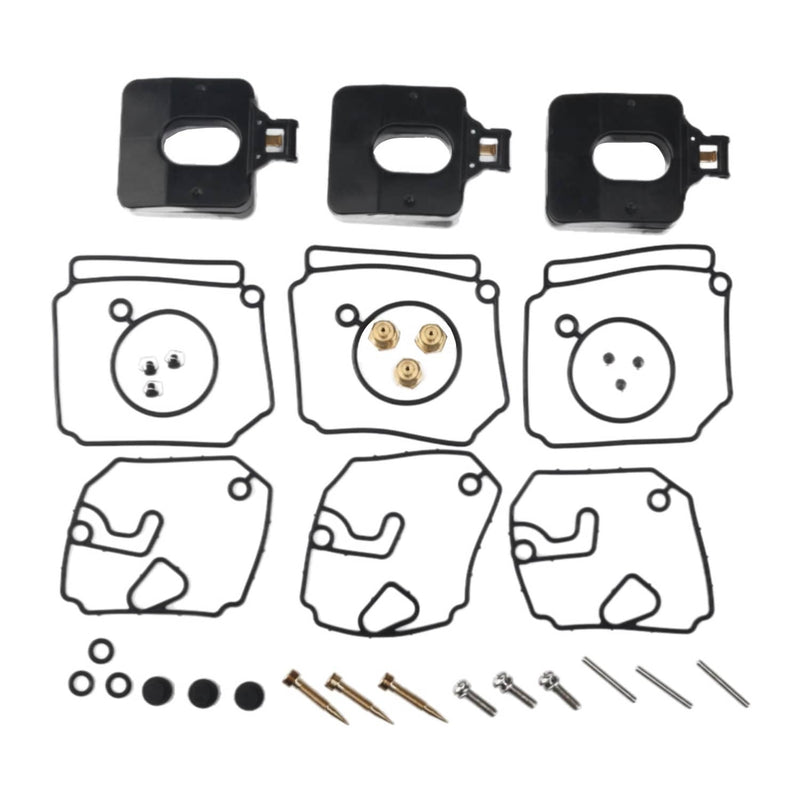 DURAFORCE 6H4-W0093-04 Carburetor Repair Kit for Yamaha 40HP 50HP 2-Stroke Outboard 3Pcs