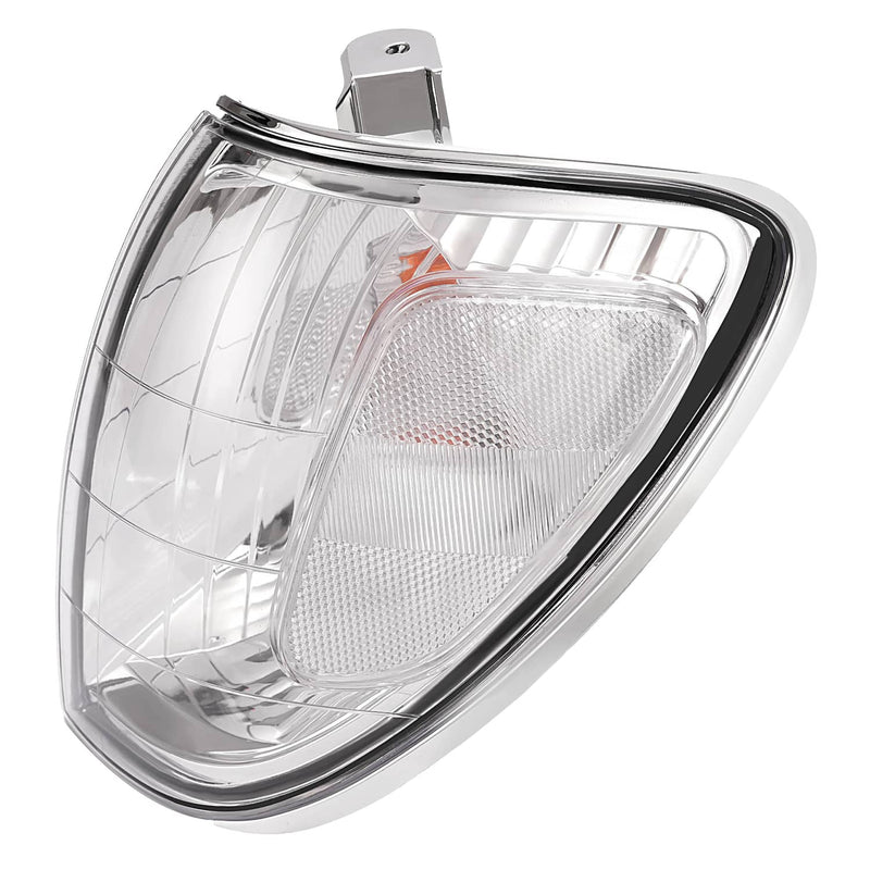 DURAFORCE Front Corner Lights Clear With Bulbs for Toyota Land Cruiser 1998-2004 Pair