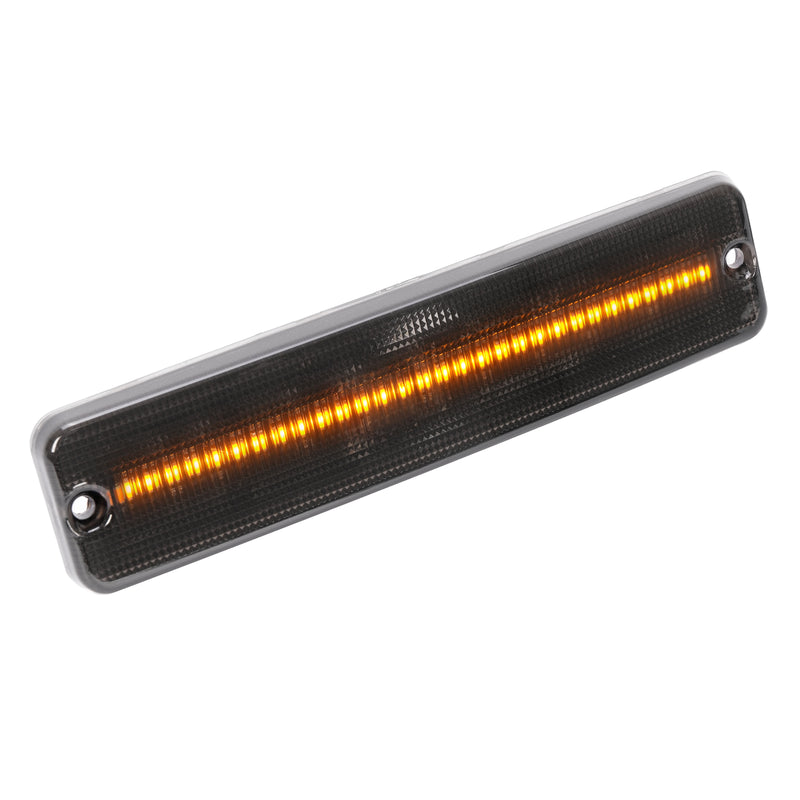 Front Side Marker Lights Turn Signal for Jeep Wrangler YJ 1987-1995 Smoked Amber