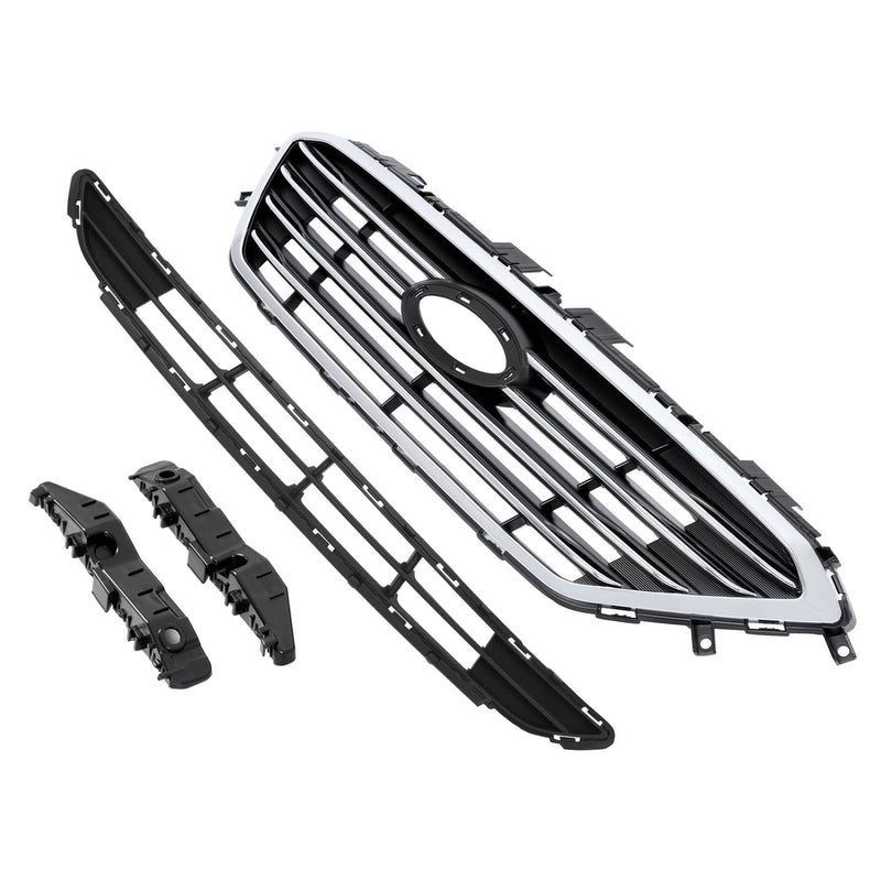 DURAFORCE Front Upper Lower Grille Bumper Bracket for Hyundai Sonata 2015-2017 4 Pieces