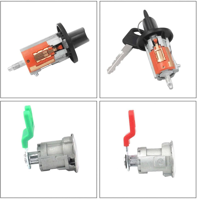 Ignition & Door Lock Cylinder Keyed Alike for Ford Econoline E150 E250 E350