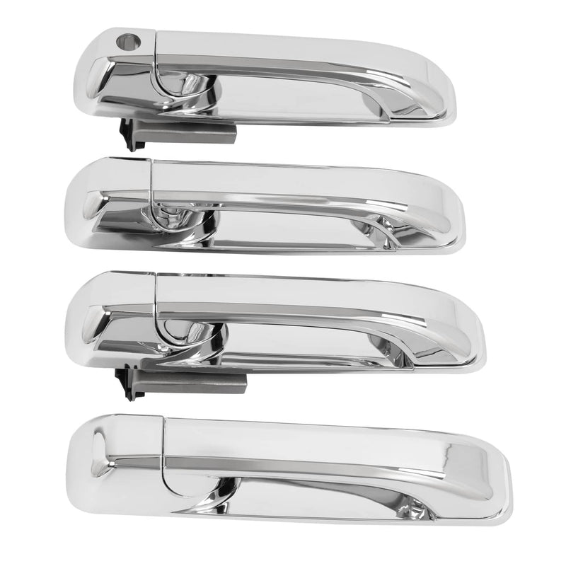 DURAFORCE Chrome Door Handle for Dodge Ram 1500 2009-24 2500 11-24 Front Rear