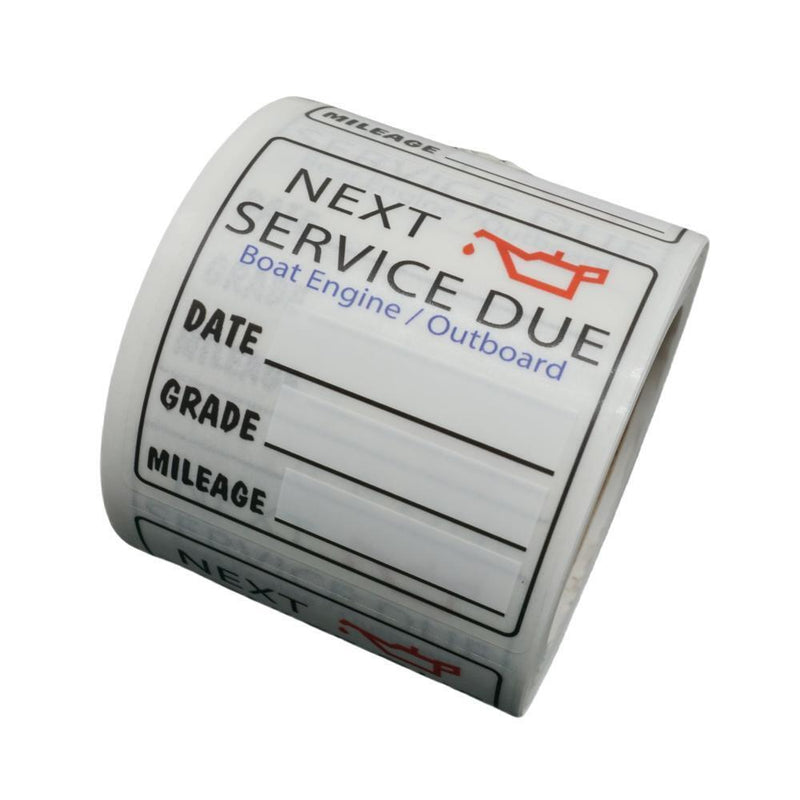 Oil Change Stickers Next Service Due Reminder Sticker Roll Window Decals 200 Pcs