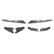 DURAFORCE Front Bumper Upper Lower Grille Eyelid Molding Set for Honda Civic 2022-2024
