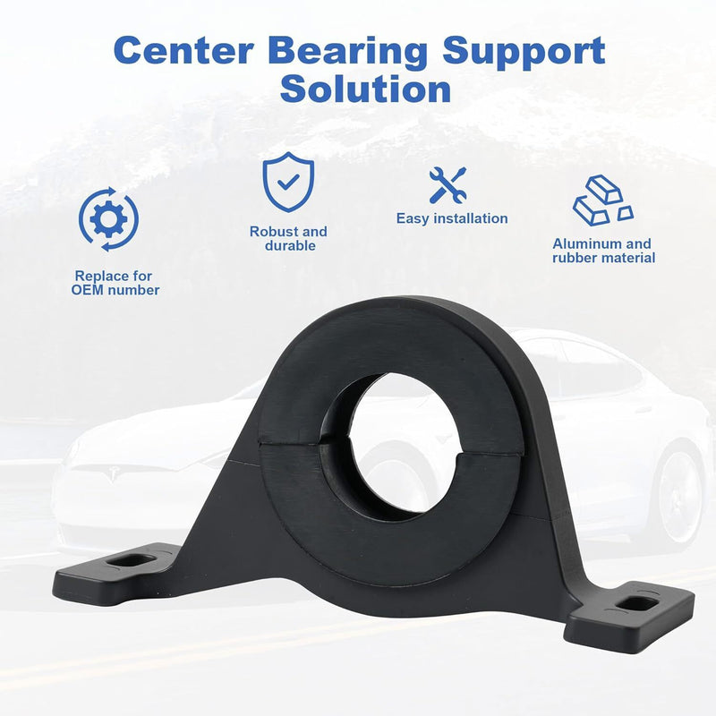 Center Bearing Support Solution for Dodge Charger Challenger Scat Pack Black