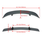 DURAFORCE Rear Trunk Spoiler Wing ABS Black for Dodge Charger 2006-2010 Sedan Daytona Styl