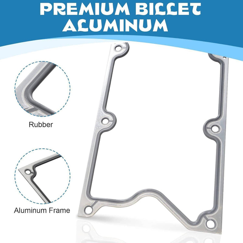 Billet Knock Sensor Delete LSX LS1 for LS Gen 3 Valley Pan Cover Gasket Plate