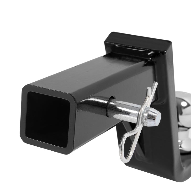 Trailer Hitch Ball Mount With 2" Ball And Pin Fits 2" Receiver 7500 Lbs 6" Drop