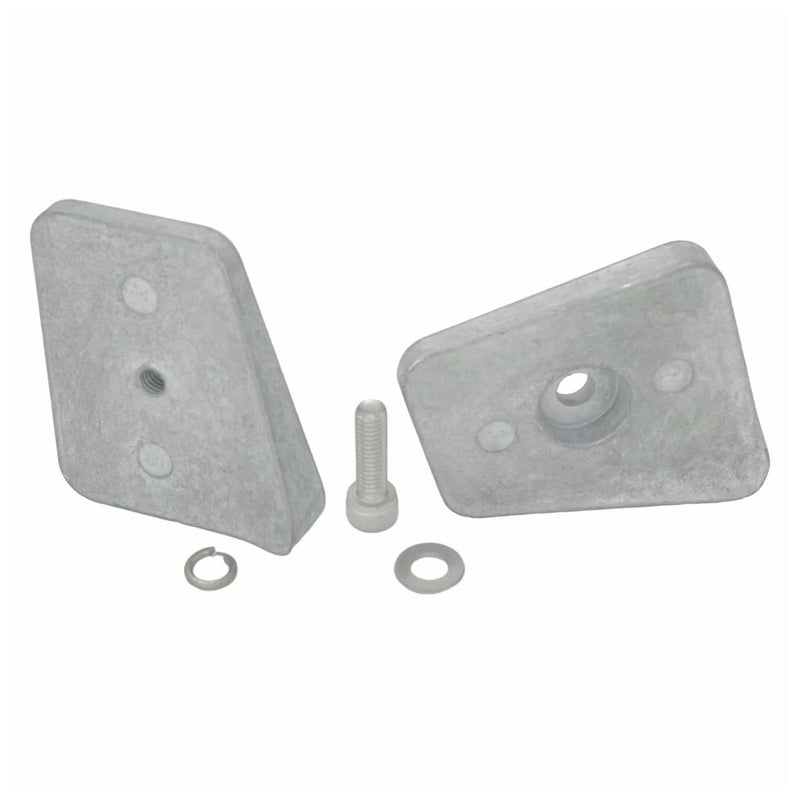DURAFORCE 434029 Anode Zinc Double Plate for Johnson Evinrude 20HP-35HP 1991-2005