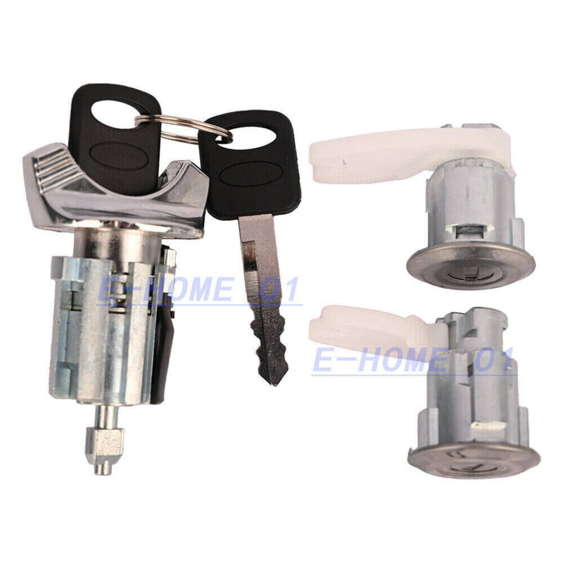 Ignition Door Lock Cylinder Set for Ford Bronco F-150 250 350 Keyed Alike